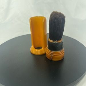 VTG Bakelite shaving brush and holder